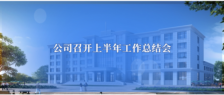 公司召开上半年工作总结会
