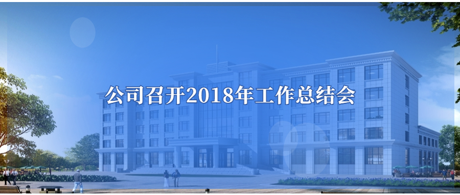 公司召开2018年度工作总结会