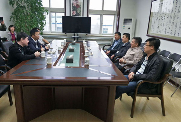 市、县领导到公司调研统计网格化管理和经济普查工作